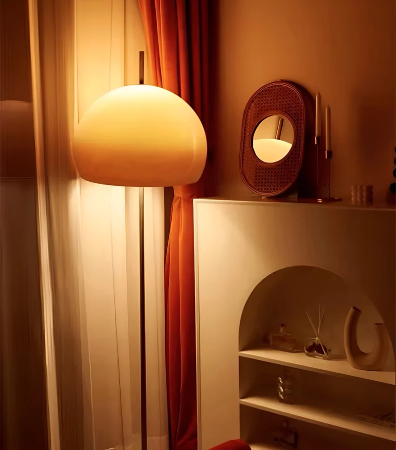 Vintage Stehlampe Arancio