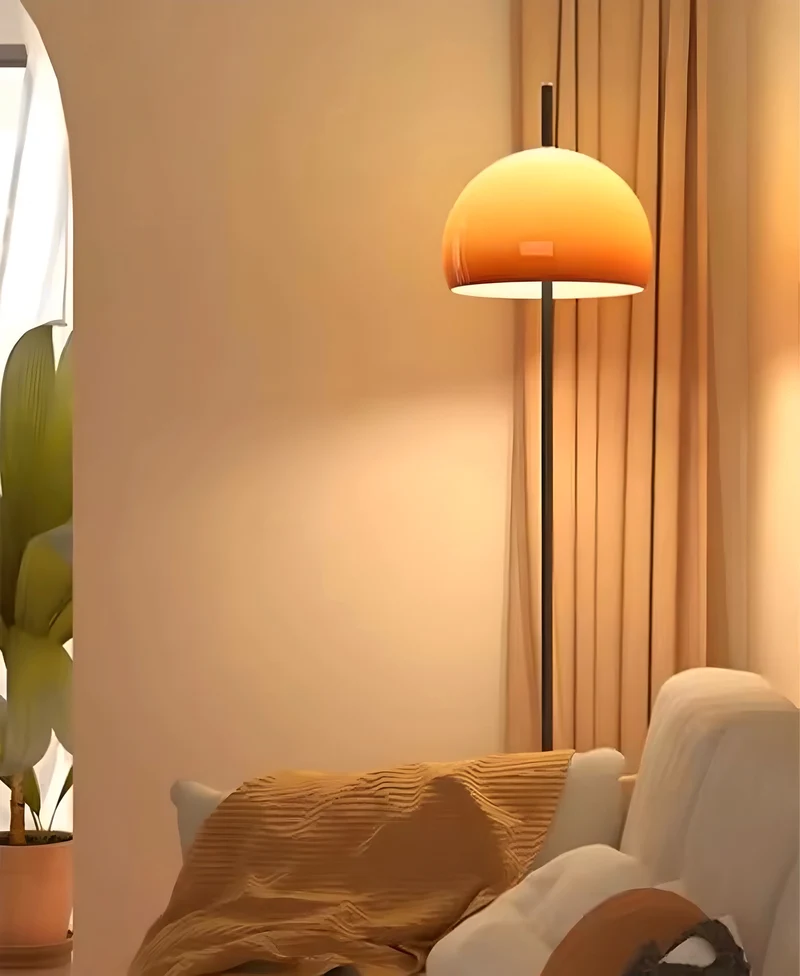 Vintage Stehlampe Arancio