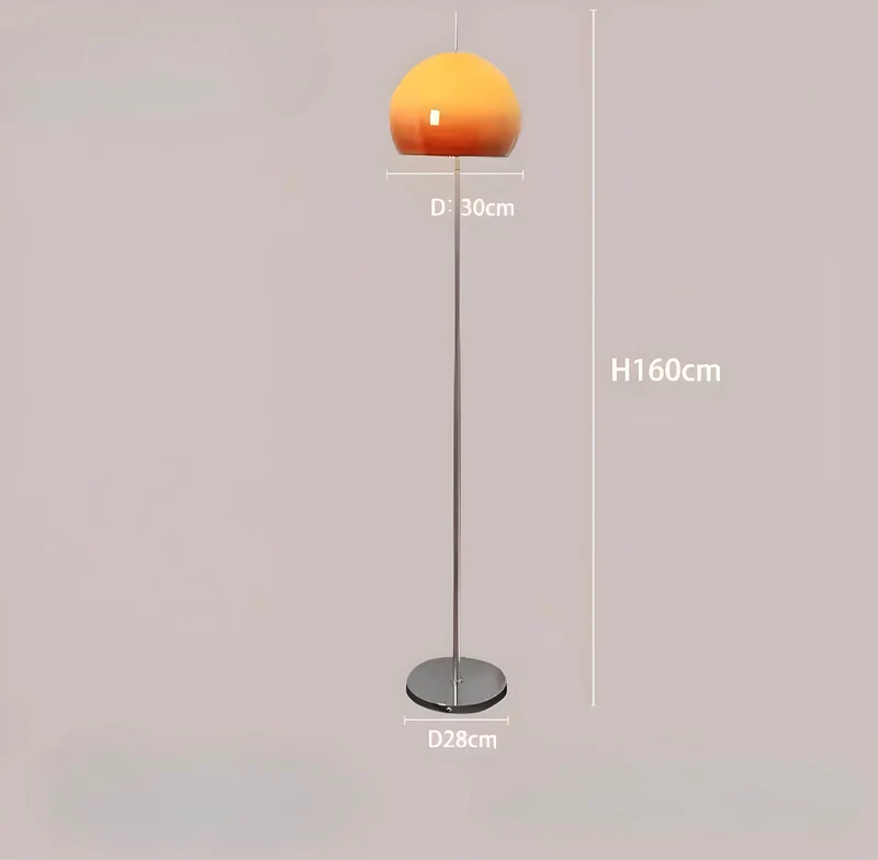 Vintage Stehlampe Arancio