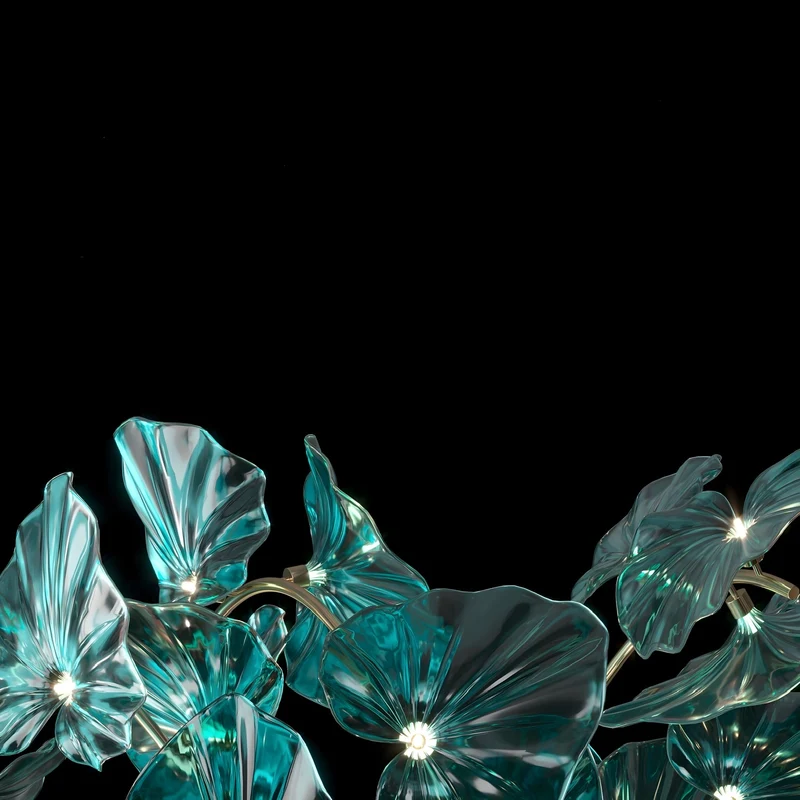 Designer Kronleuchter Ninfea Verde