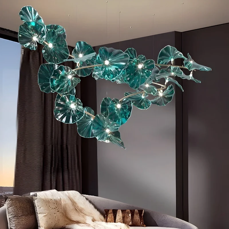 Designer Kronleuchter Ninfea Verde