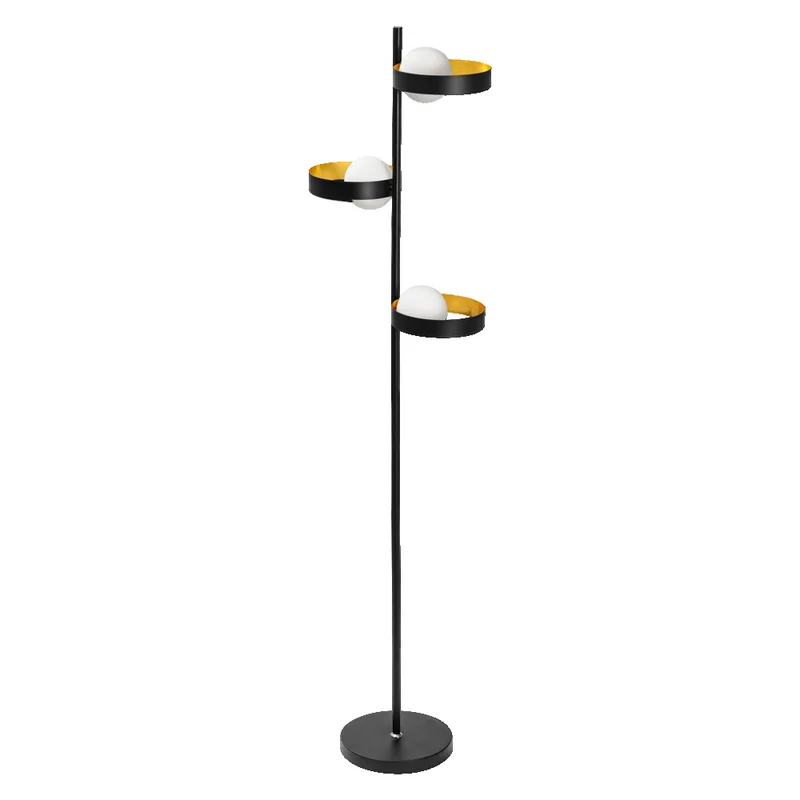 OSRAM DECOR Memphis Stehleuchte, schwarz/gold, G9-Sockel