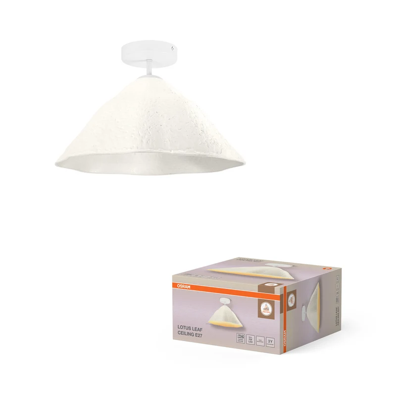 OSRAM DECOR Deckenleuchte Decor Lotus Leaf weiß, E27, 396 mm
