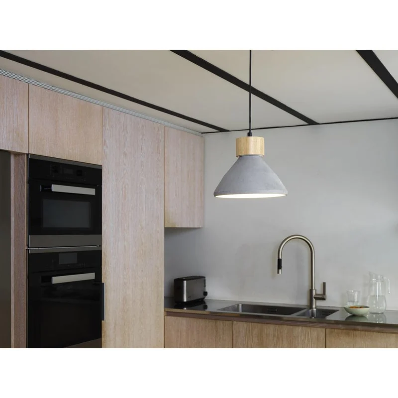 OSRAM DECOR Concrete Wood Beton Pendelleuchte, E27, 220 mm