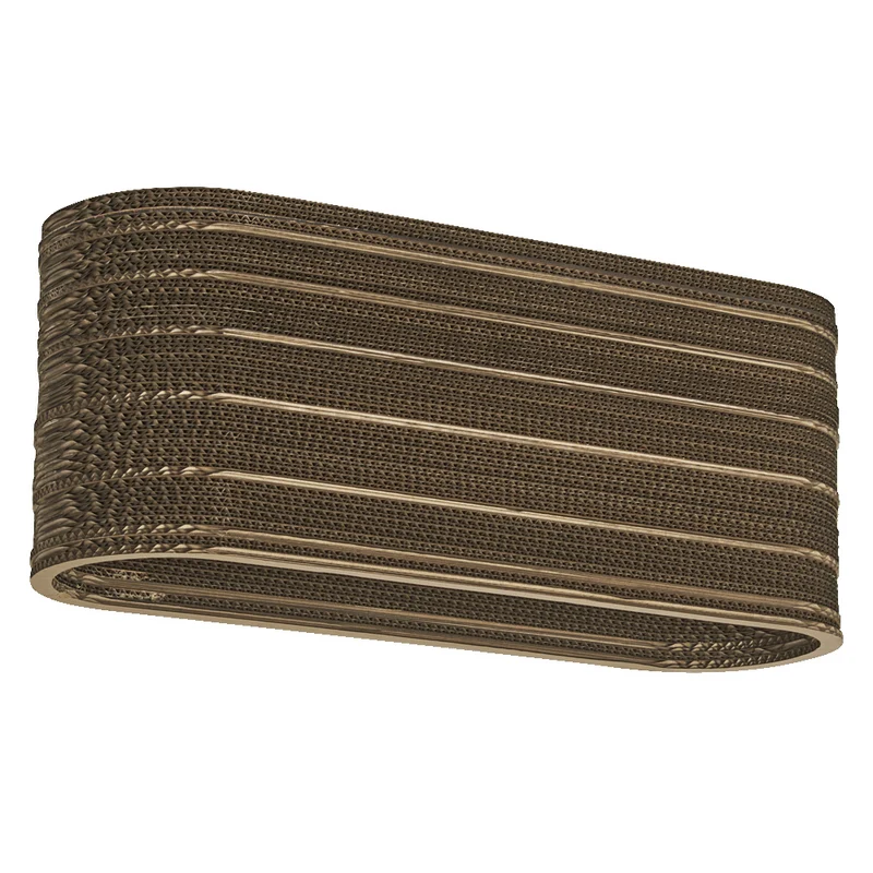 OSRAM DECOR Deckenleuchte Decor Cardboard Oval braun, 3xE27