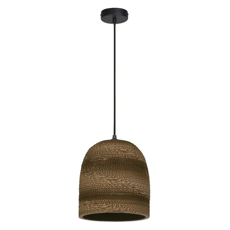 OSRAM DECOR Pendelleuchte Decor Cardboard Ball Bell braun, E27
