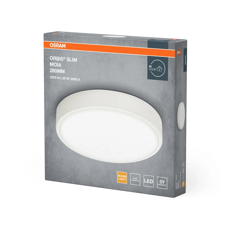 OSRAM ORBIS Slim Moia Deckenleuchte, weiß, 20W, 2200lm