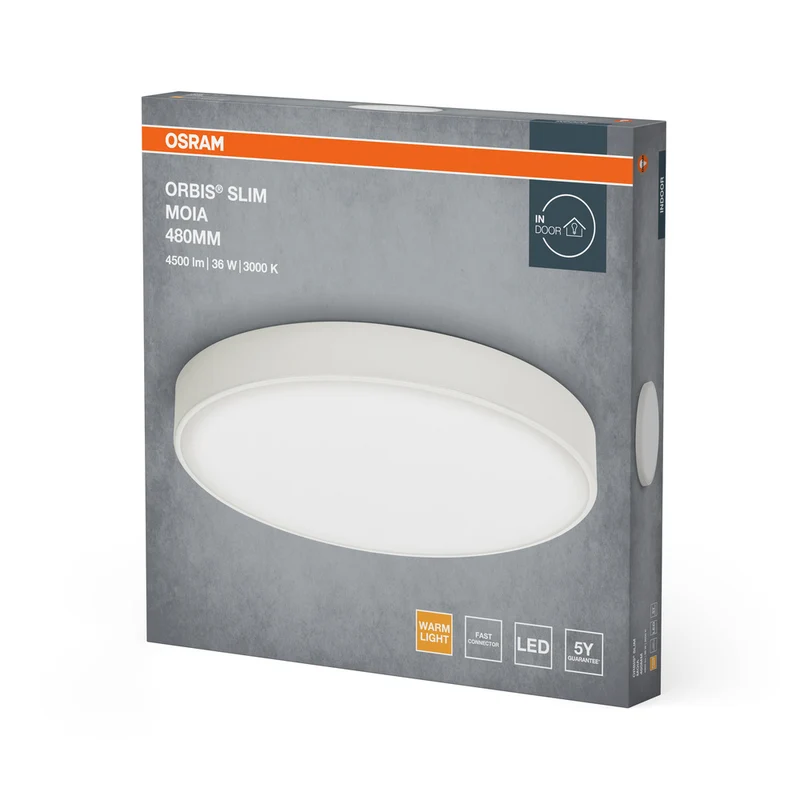 OSRAM ORBIS Slim Moia Deckenleuchte, weiß, 36W, 4500lm