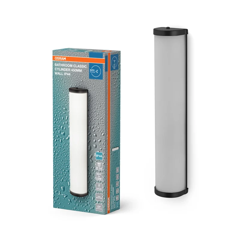 OSRAM CLASSIC CYLINDER Badezimmer-Wandleuchte 455mm, E14