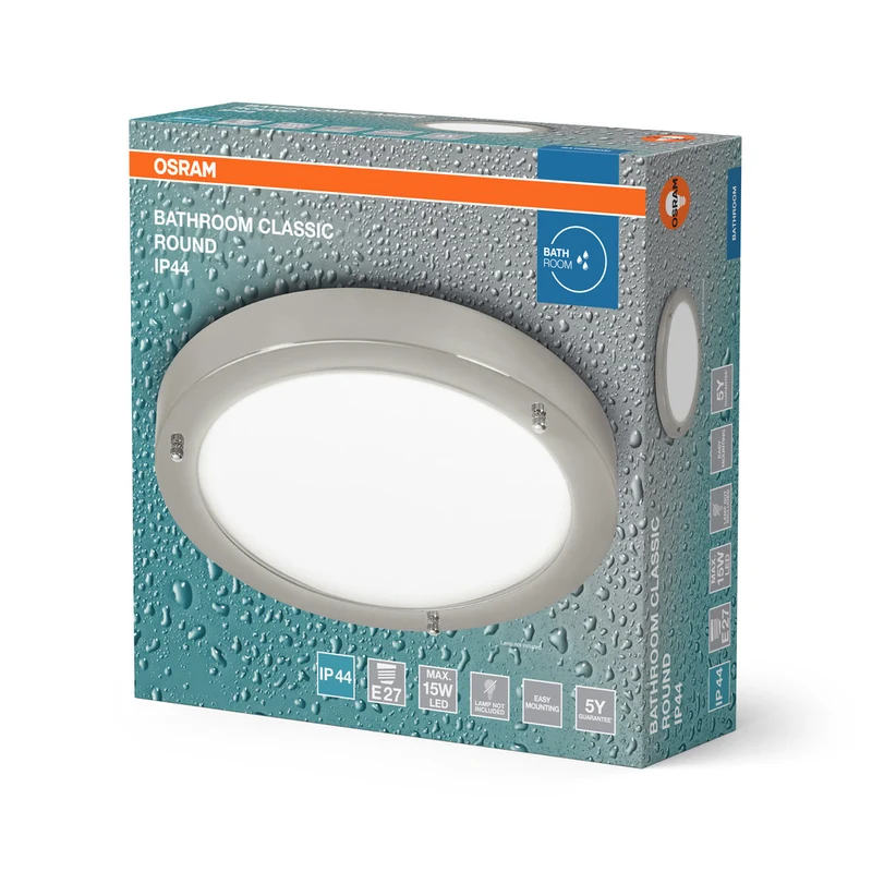 OSRAM CLASSIC ROUND Badezimmer-Deckenleuchte 280mm, E27