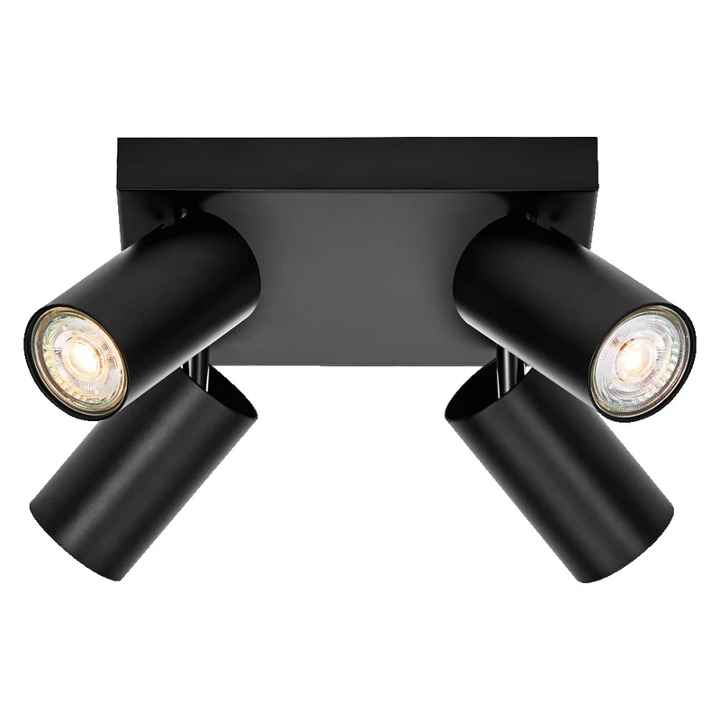 OSRAM LED SPOT OCTAGON PL Deckenleuchte 4 x 3,4W, GU10, 920lm, schwarz