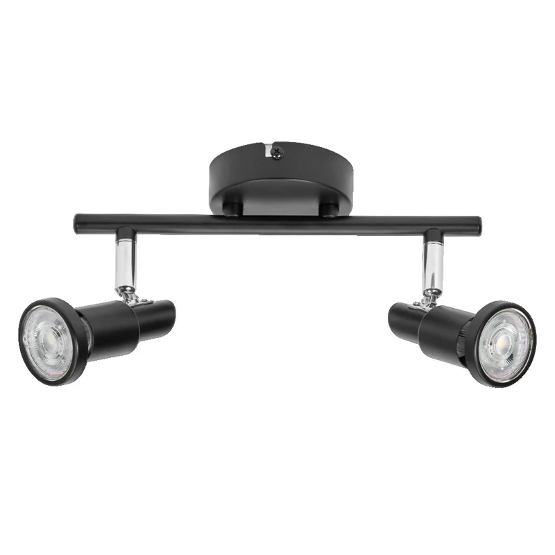 OSRAM LED SPOT GU10 Deckenleuchte 2 x 3,4W, 460lm, schwarz