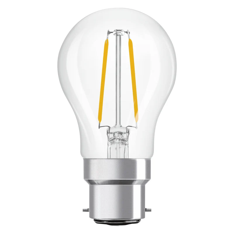 OSRAM LED Lampe LED Retrofit CLASSIC P 2.5W 827 Clear B22d, 250 lm, 2700 K, Warmweiß