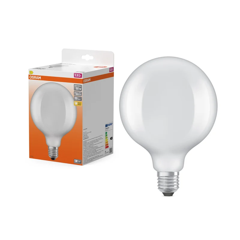 OSRAM Retrofit Classic GLOBE LED Lampe matt (ex 60W) 7W / 2700K Warmweiß E27
