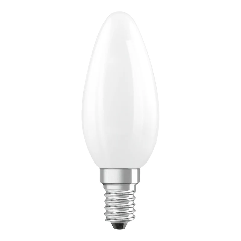 OSRAM Retrofit Classic B LED Lampe Kerzenform matt (ex 25W) 2,5W / 4000K Kaltweiß E14