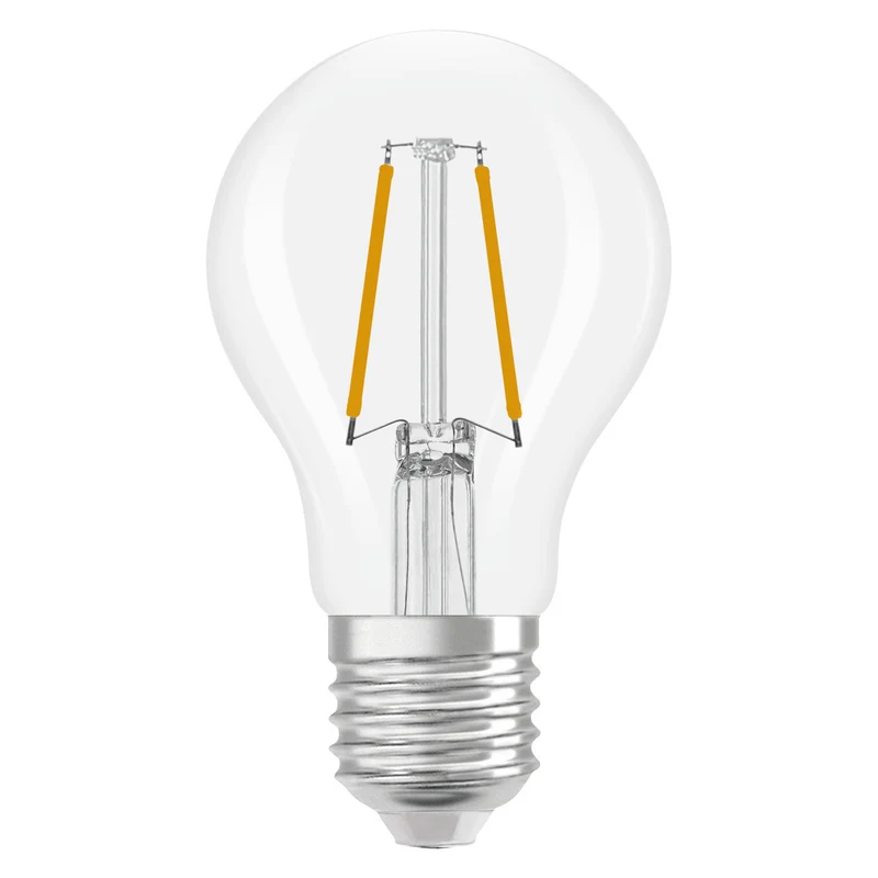 OSRAM LED Lampe LED Retrofit CLASSIC A DIM 2.2W 827 Clear E27, 250 lm, 2700 K, Warmweiß
