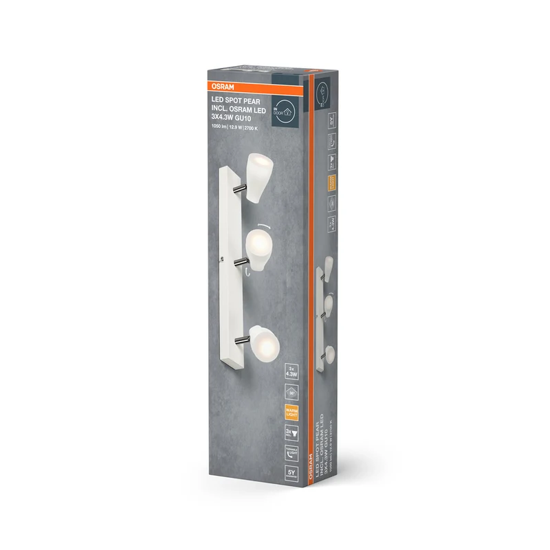 OSRAM LED SPOT PEAR Deckenanbau-Spot, ws, 12,9W, 630lm