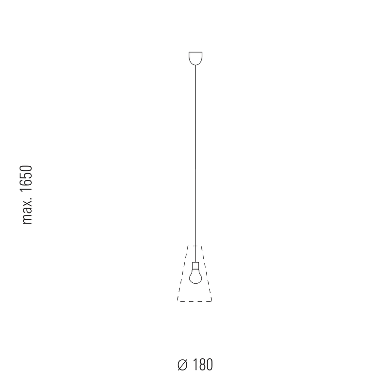 Tecnolumen - Pendelleuchte HLWS 03