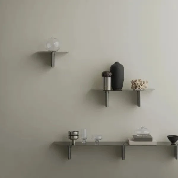 Wandregal ORU Edelstahl Matt Large - blomus
