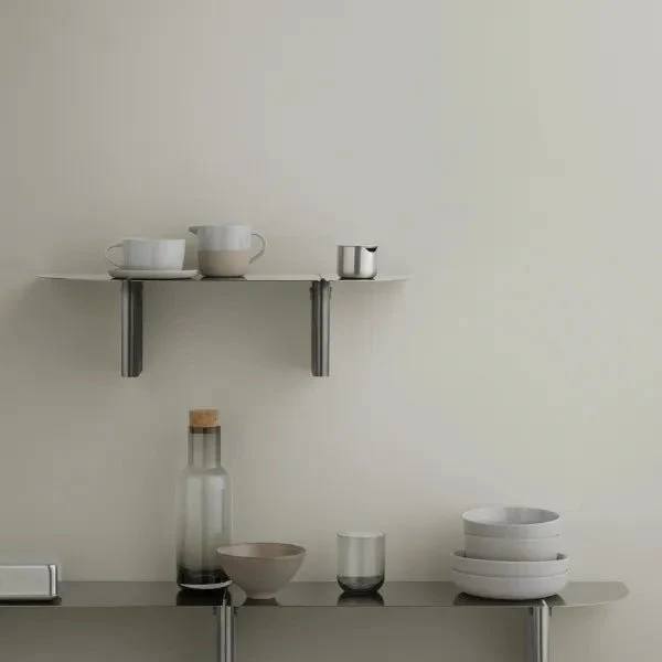 Wandregal ORU Edelstahl Matt Large - blomus