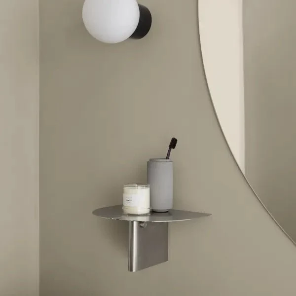 Wandregal ORU Edelstahl Small - blomus