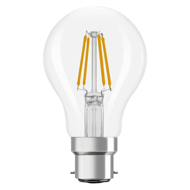 OSRAM LED Lampe LED Retrofit CLASSIC A 4W 840 Clear B22d, 470 lm, 4000 K, Kaltweiß