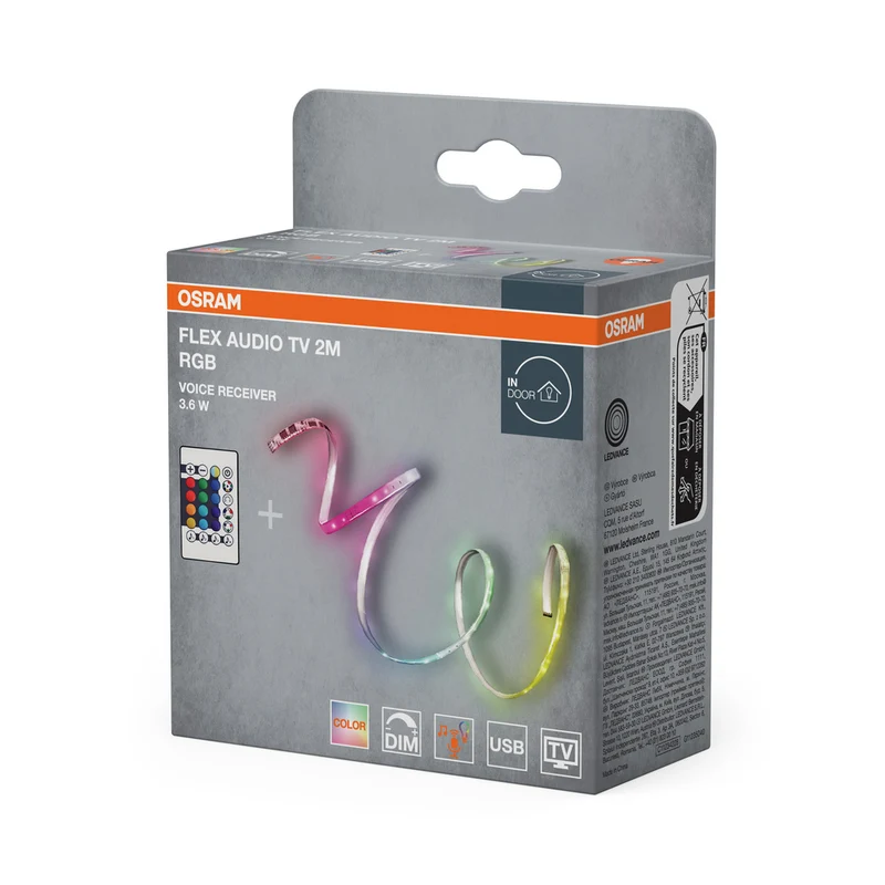 OSRAM FLEX AUDIO TV 2M LED-Streifen VR, weiß, 3,5W, 55lm