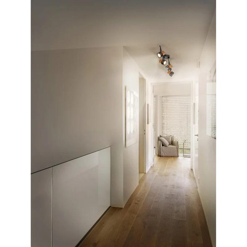 OSRAM DECOR SPOT CORK Deckenleuchte, 4 x 3,4W, 920lm, schwarz