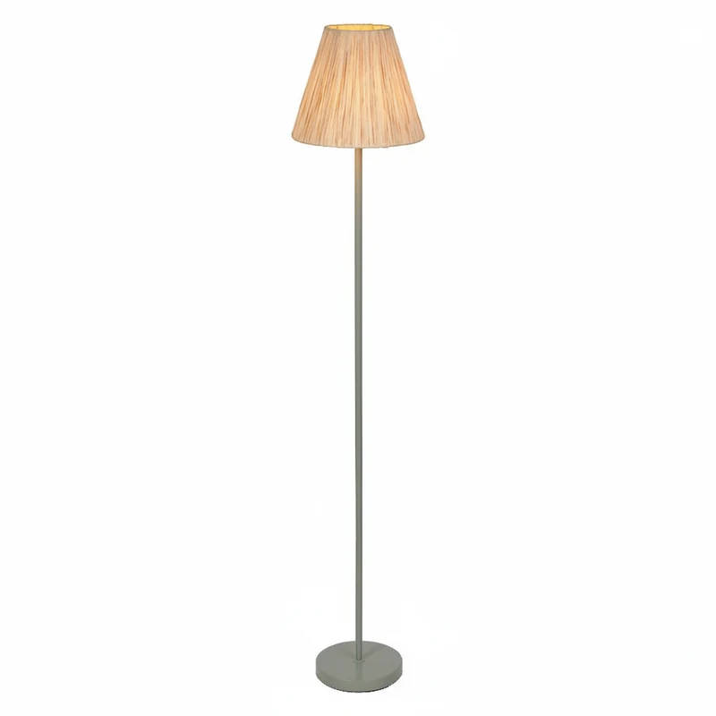 OSRAM DECOR Standleuchte Decor Raffia grün-braun, E27, 300 mm