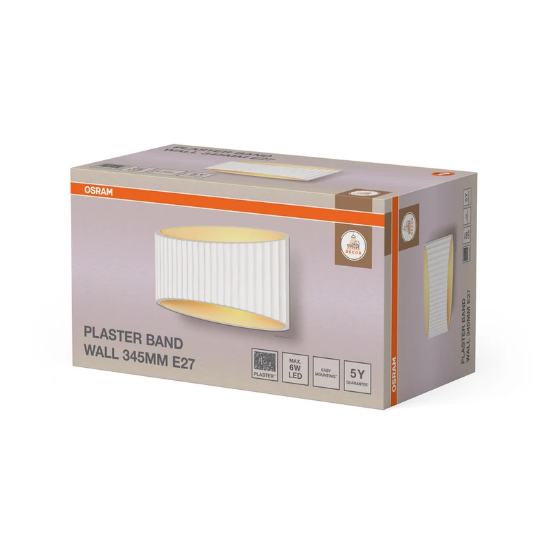 OSRAM DECOR Plaster Band Wall Wandleuchte 290 1xE27 White