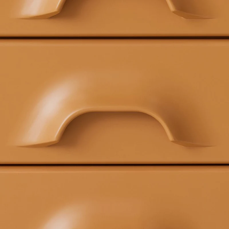 Kommode mit drei Schubladen Ginger Orange - HKliving