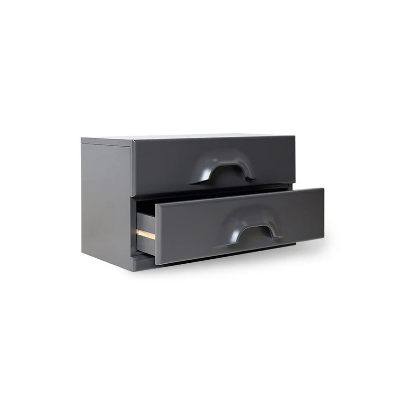 Kommode mit zwei Schubladen Charcoal - HKliving
