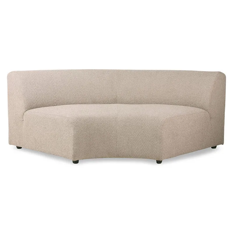 Modulares Sofa Element Jax Boucle Taupe - HKliving
