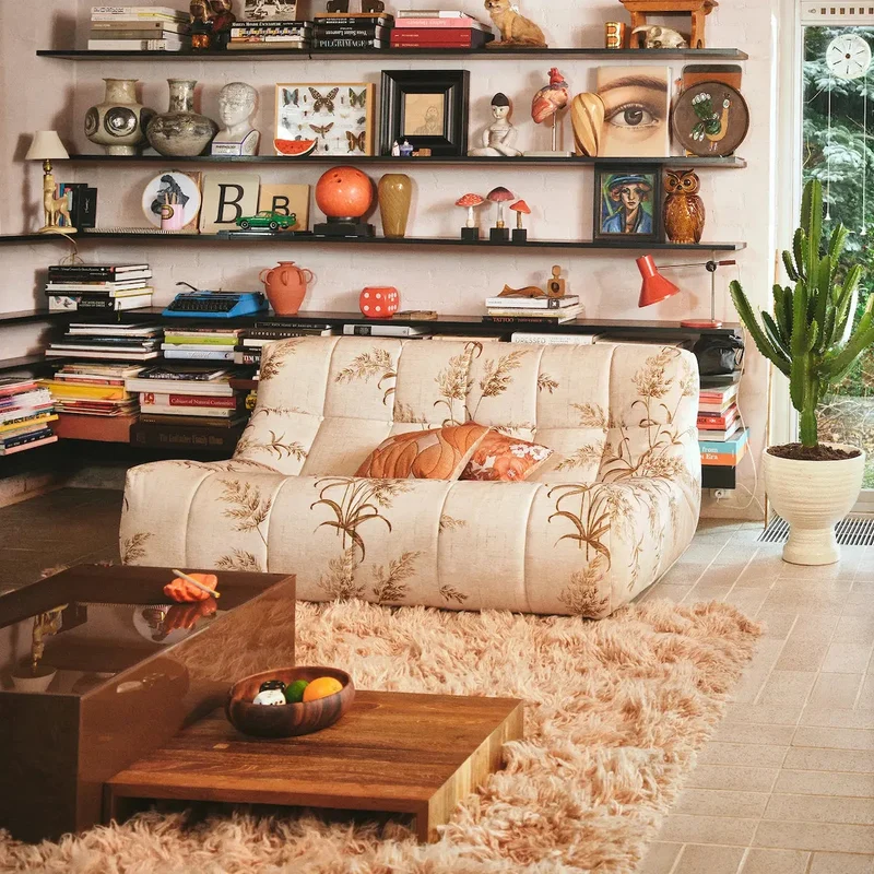 HKliving Sofa Lazy Lounge Bench