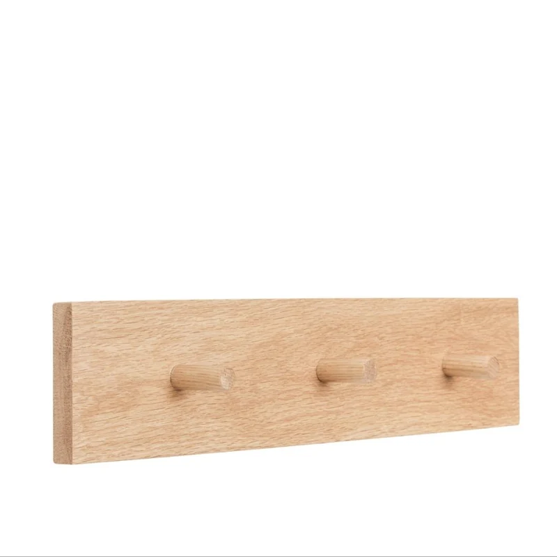 Wandgarderobe Folk aus Holz/Eiche small - Hübsch Interior