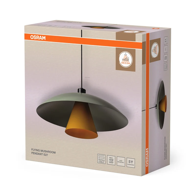 OSRAM DECOR Flying Mushroom Pendelleuchte E27 Grün