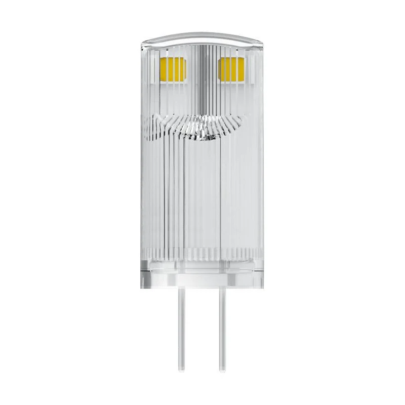 OSRAM LED Stiftsockellampe PIN 12 V 0.9W 827 Clear G4, 100 lm, 2700 K, Warmweiß
