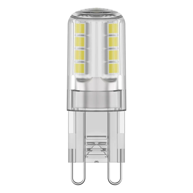 OSRAM LED Stiftsockellampe PIN G9 2.6W 827 Clear G9, 320 lm, 2700 K, Warmweiß, 2er Pack