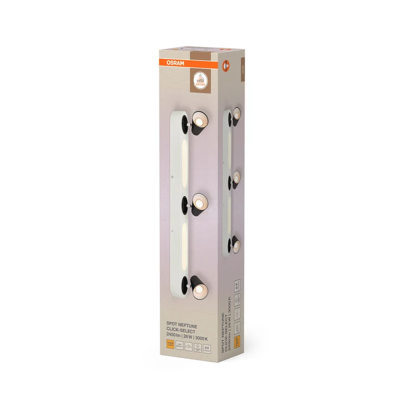 OSRAM DECOR SPOT NEPTUNE Deckenleuchte, 26W, 1.180lm, weiß