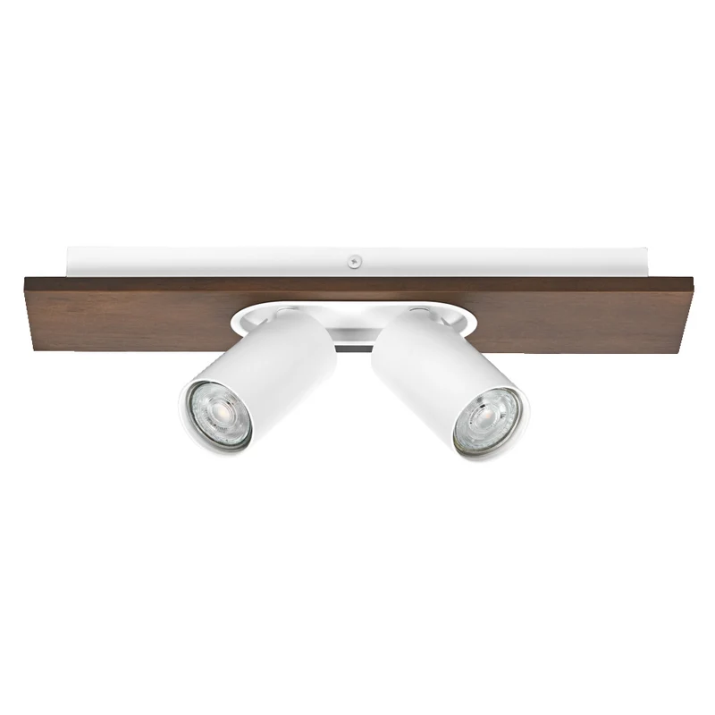 OSRAM DECOR SPOT MERCURY Deckenleuchte, 2 x 3,4W, Holzoptik, weiß