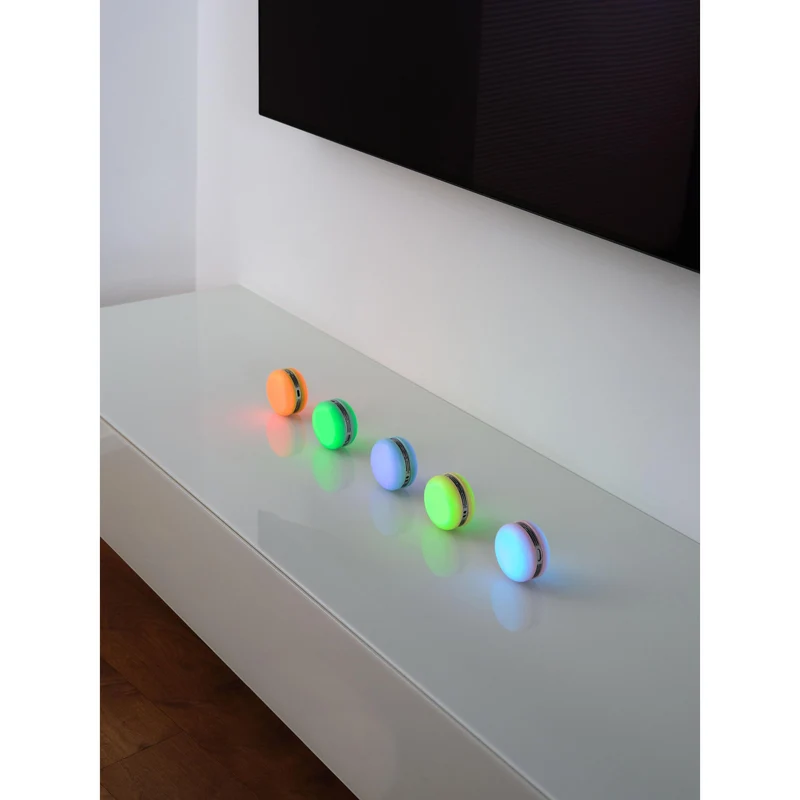 OSRAM Bluetooth SMART+ Macaron Lautsprecher mit Bewegungssteuerung, LED-Licht RGB, Gelb