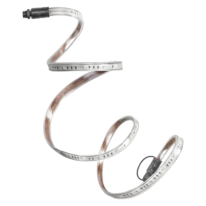 OSRAM Outdoor Flex RGB LED Streifen 20M IP65, inkl. Fernbedienung, bis 50 m erweiterbar, mit Kabeltrommel, Anschlusskabel, Zubehör