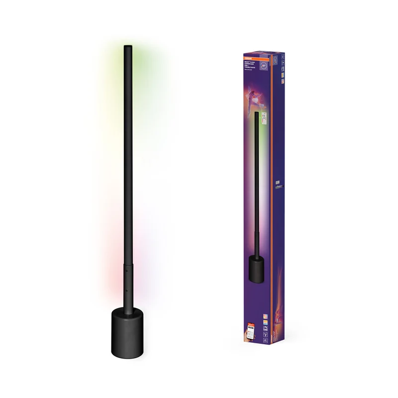 OSRAM SMART+ WIFI LED Eck-Stehleuchte, schmal, schwarz, 8W