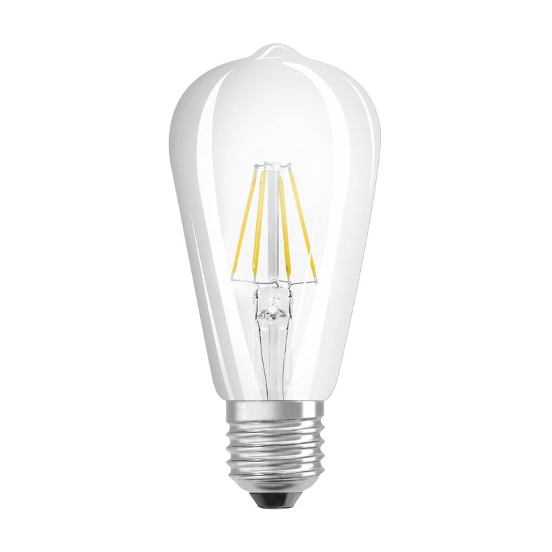 OSRAM LED Lampe LED Retrofit CLASSIC ST 4W 827 Clear E27, 470 lm, 2700 K, Warmweiß