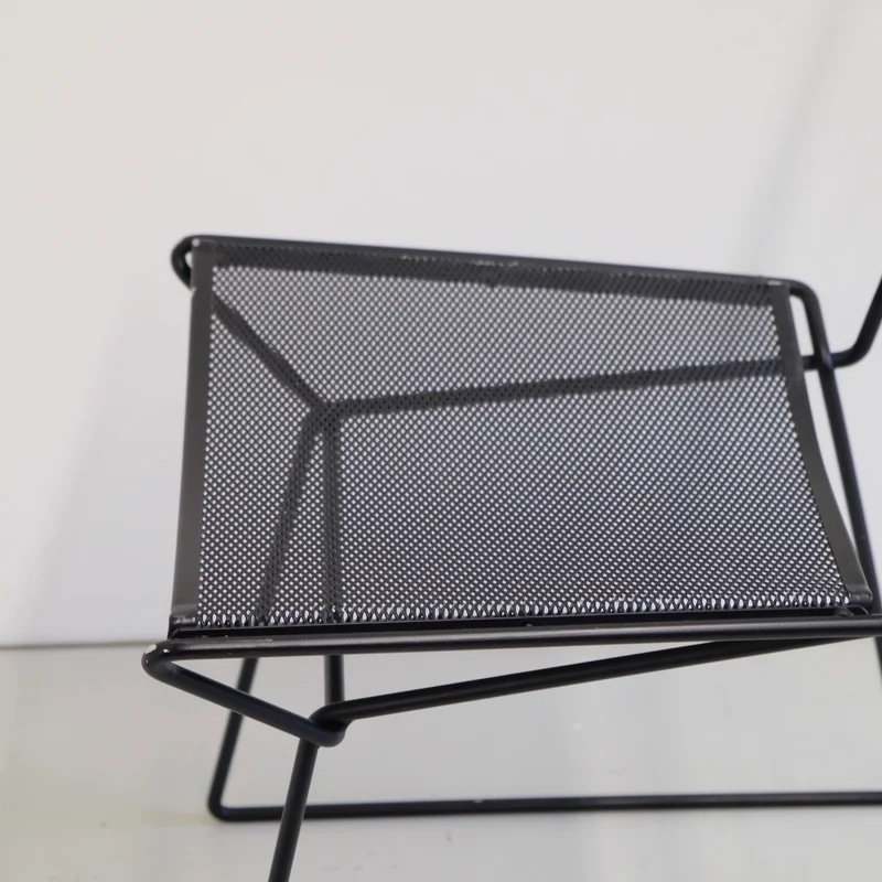 Postmoderner Metall Stuhl - Rolf Rahmlow 1980er