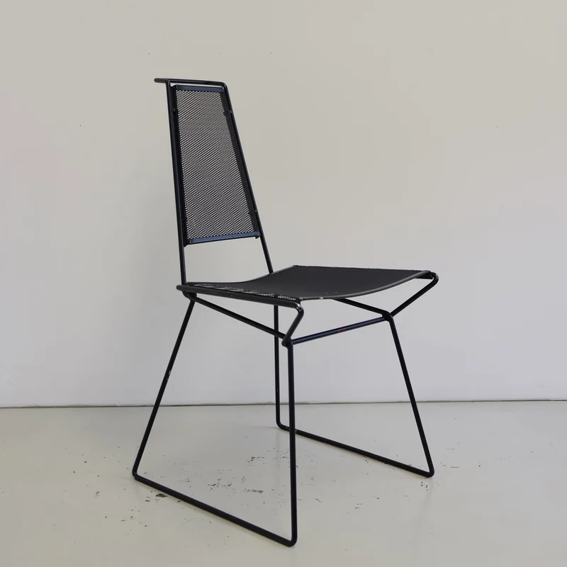 Postmoderner Metall Stuhl - Rolf Rahmlow 1980er