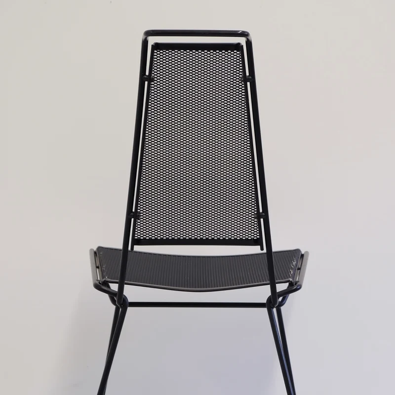 Postmoderner Metall Stuhl - Rolf Rahmlow 1980er