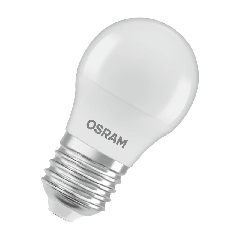 OSRAM LED PCR LAMP WITH CLASSIC P in P-Form, LED-Lampe, Matt, 4,9 W, (ex 40 W), 470 lm, Warmweiß, 2700 K, 15000 h, CRI 80