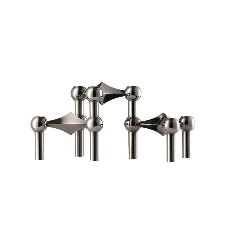 Kerzenhalter 3er Set - Stoff Nagel