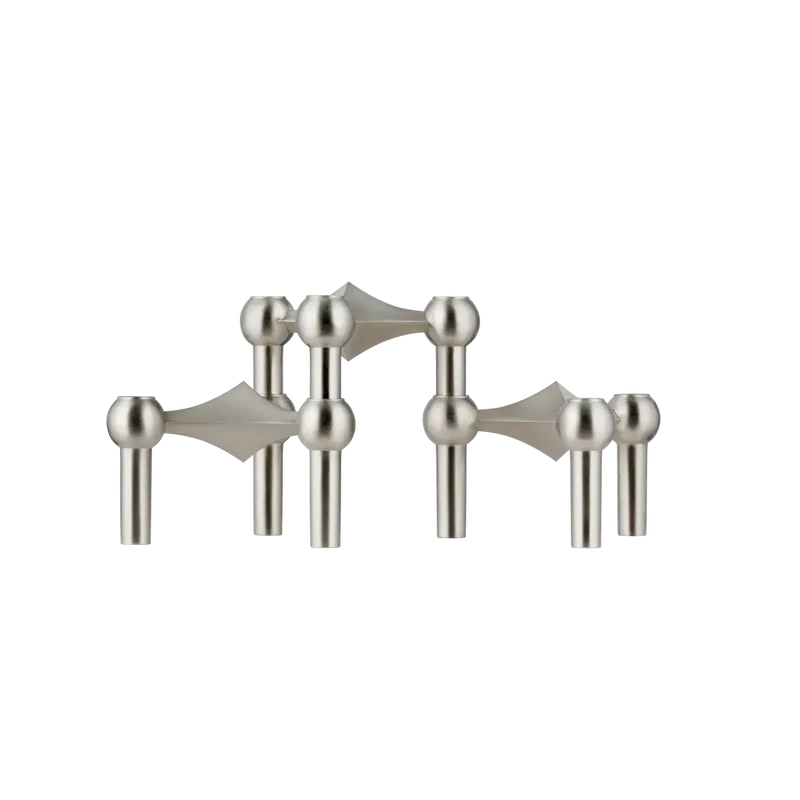 Kerzenhalter 3er Set - Stoff Nagel